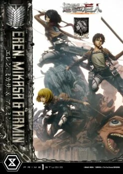 Eren, Mikasa, & Armin -Model Figures Sales Shop eren mikasa armin deluxe bonus version attack on titan gallery 640bac7b51245