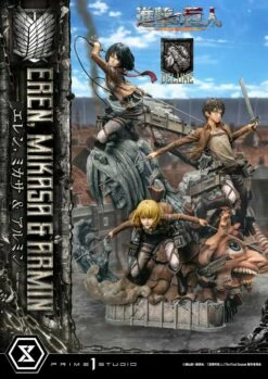 Eren, Mikasa, & Armin -Model Figures Sales Shop eren mikasa armin deluxe bonus version attack on titan gallery 640bac7bc9889