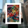 Spider-Man Vs The Sinister Six -Model Figures Sales Shop spider man vs the sinister six fine art print marvel feature